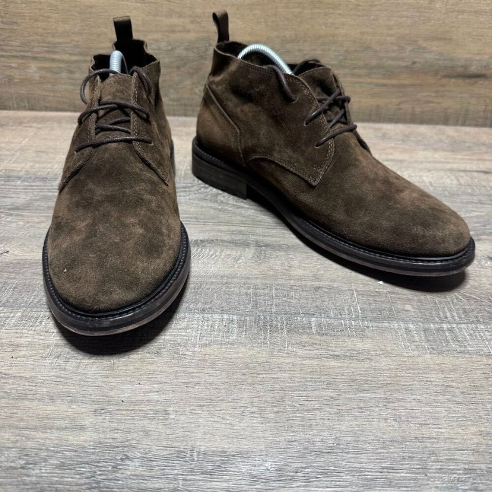 Bruno Magli clemente Brown Suede Chukka Boots Men's Size 9 - Picture 6 of 7